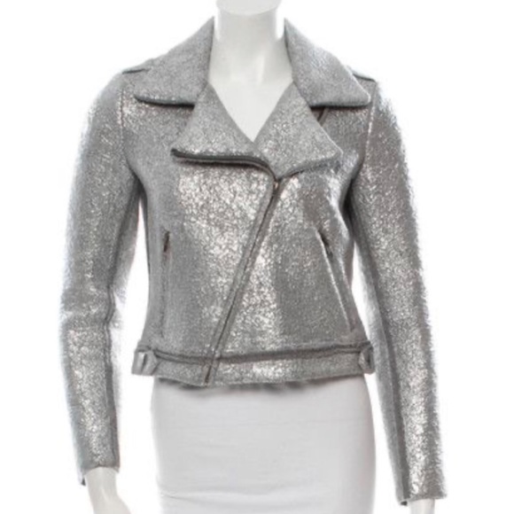Gryphon New York silver biker jacket - Picture 1 of 16
